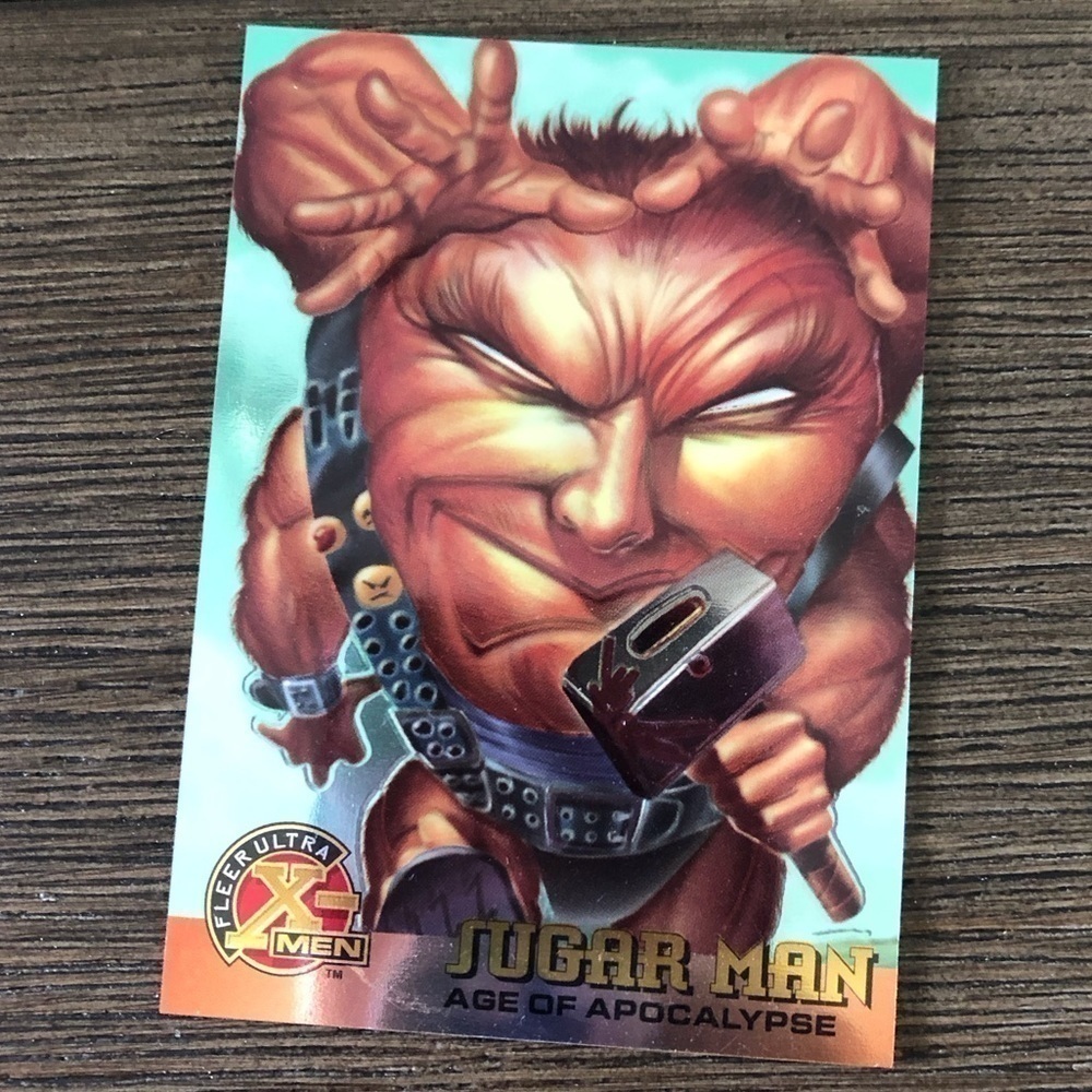 X-men ’96 Fleer trading card: Sugar Man (Age of Apocalypse) #41 Rare Chase Foil